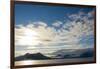 Norway. Svalbard. Spitsbergen. Forlandsundet. Clouds and Midnight Sun-Inger Hogstrom-Framed Photographic Print