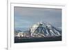 Norway. Svalbard. Spitsbergen. Forlandsundet. Snowy Mountains-Inger Hogstrom-Framed Photographic Print