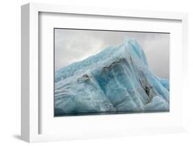 Norway. Svalbard. Spitsbergen. Hornsund. Brepollen. Icebergs Patterns-Inger Hogstrom-Framed Photographic Print