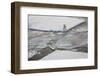 Norway, Svalbard, Spitsbergen. Polar Bear Stands on Sea Ice-Jaynes Gallery-Framed Photographic Print