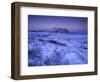Norway, Telemark, Moonrise over the Heddersfjell in Winter-Andreas Keil-Framed Photographic Print