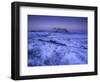 Norway, Telemark, Moonrise over the Heddersfjell in Winter-Andreas Keil-Framed Photographic Print