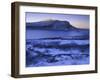 Norway, Telemark, Moonrise over the Heddersfjell in Winter-Andreas Keil-Framed Photographic Print