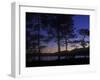 Norway, Telemark, Nisser Lake, Moonrise-Andreas Keil-Framed Photographic Print