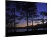 Norway, Telemark, Nisser Lake, Moonrise-Andreas Keil-Mounted Photographic Print