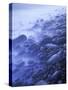 Norway, Telemark, the North Sea, Skagerag, Mšlen, Beach with Glacial Pebbles after Sunset-Andreas Keil-Stretched Canvas