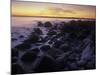 Norway, Telemark, the North Sea, Skagerag, Mšlen, Beach with Glacial Pebbles after Sunset-Andreas Keil-Mounted Photographic Print