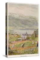 Norway, Vossvangen 1909-WL Wyllie-Stretched Canvas