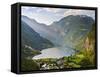 Norway, Western Fjords, Geiranger Fjord-Shaun Egan-Framed Stretched Canvas