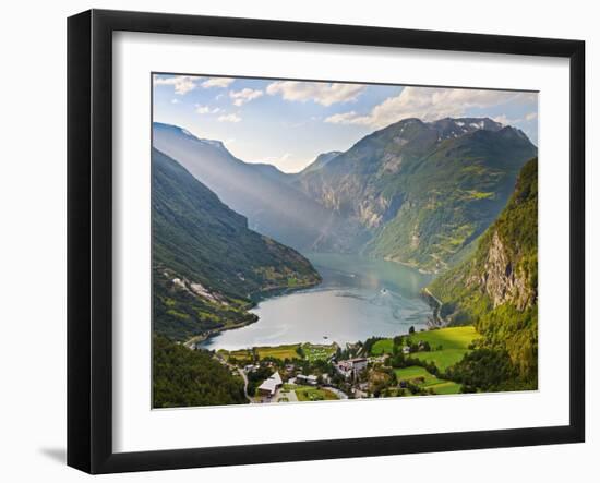 Norway, Western Fjords, Geiranger Fjord-Shaun Egan-Framed Premium Photographic Print