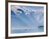 Norway, Western Fjords, Nordfjord, People in Rowing Boat-Shaun Egan-Framed Photographic Print