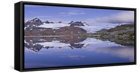 Norwegen, Jotunheimen Nationalpark, Sognefjell, Sm-Rstabtindane, Bergsee-Rainer Mirau-Framed Stretched Canvas