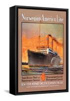 Norwegian-America Cruise Line-null-Framed Stretched Canvas