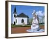 Norwegian Church and Antarctic 100 Memorial, Waterfront Park, Cardiff, Wales-Peter Thompson-Framed Photographic Print