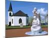 Norwegian Church and Antarctic 100 Memorial, Waterfront Park, Cardiff, Wales-Peter Thompson-Mounted Photographic Print