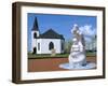 Norwegian Church and Antarctic 100 Memorial, Waterfront Park, Cardiff, Wales-Peter Thompson-Framed Photographic Print