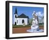 Norwegian Church and Antarctic 100 Memorial, Waterfront Park, Cardiff, Wales-Peter Thompson-Framed Photographic Print