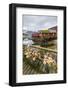 Norwegian Cod Fishing Town of Reine, Lofoton Islands, Norway, Scandinavia, Europe-Michael Nolan-Framed Photographic Print