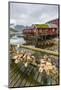 Norwegian Cod Fishing Town of Reine, Lofoton Islands, Norway, Scandinavia, Europe-Michael Nolan-Mounted Photographic Print