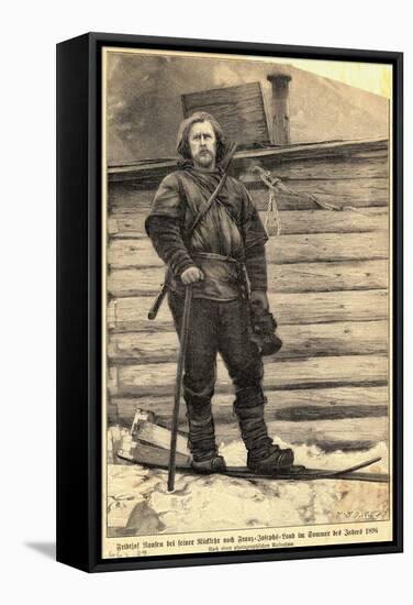 Norwegian Explorer Fridtjof Nansen-null-Framed Stretched Canvas