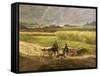 Norwegian Farmers by Johan Christian Clausen Dahl-null-Framed Stretched Canvas