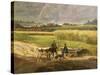 Norwegian Farmers by Johan Christian Clausen Dahl-null-Stretched Canvas