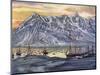 Norwegian Fishing Fleet-Nico Jungman-Mounted Art Print