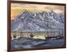 Norwegian Fishing Fleet-Nico Jungman-Framed Art Print