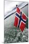 Norwegian Flag on a Boat-Felipe Rodríguez-Mounted Photographic Print