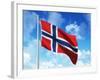 Norwegian Flag-laviana-Framed Premium Photographic Print