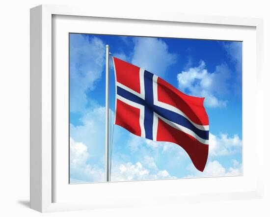 Norwegian Flag-laviana-Framed Photographic Print