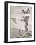 Norwegian Giant Little Fred and the Giant Beggar-Theodor Kittelsen-Framed Photographic Print