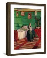 Norwegian Interior, 1913 (Oil on Canvas)-Harold Gilman-Framed Giclee Print