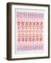 Norwegian Red on White-Cat Coquillette-Framed Giclee Print