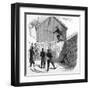 Norwegian Ski Jump 1862-null-Framed Art Print