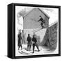 Norwegian Ski Jump 1862-null-Framed Stretched Canvas