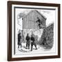 Norwegian Ski Jump 1862-null-Framed Art Print