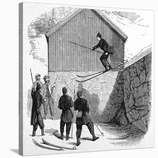 Norwegian Ski Jump 1862-null-Stretched Canvas