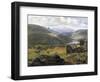 Norwegian Valley-Johan Christian Clausen Dahl-Framed Giclee Print