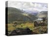 Norwegian Valley-Johan Christian Clausen Dahl-Stretched Canvas