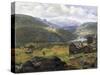 Norwegian Valley-Johan Christian Clausen Dahl-Stretched Canvas