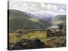 Norwegian Valley-Johan Christian Clausen Dahl-Stretched Canvas