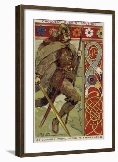 Norwegian Viking Costume, 6th Century-null-Framed Giclee Print