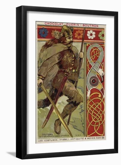 Norwegian Viking Costume, 6th Century-null-Framed Giclee Print