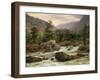 Norwegian Waterfall, 1840-Thomas Fearnley-Framed Giclee Print