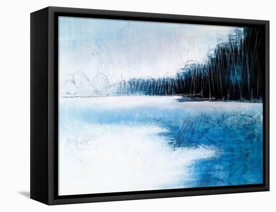 Norwegian wood-Hyunah Kim-Framed Stretched Canvas