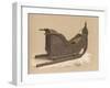 Norwegian Wooden Sledge-null-Framed Art Print
