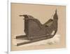 Norwegian Wooden Sledge-null-Framed Art Print