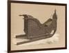 Norwegian Wooden Sledge-null-Framed Art Print