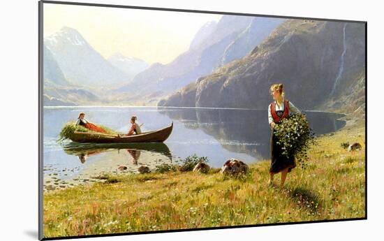 Norweigian Viking Fjord Western Norway-Hans Andreas Dahl-Mounted Art Print